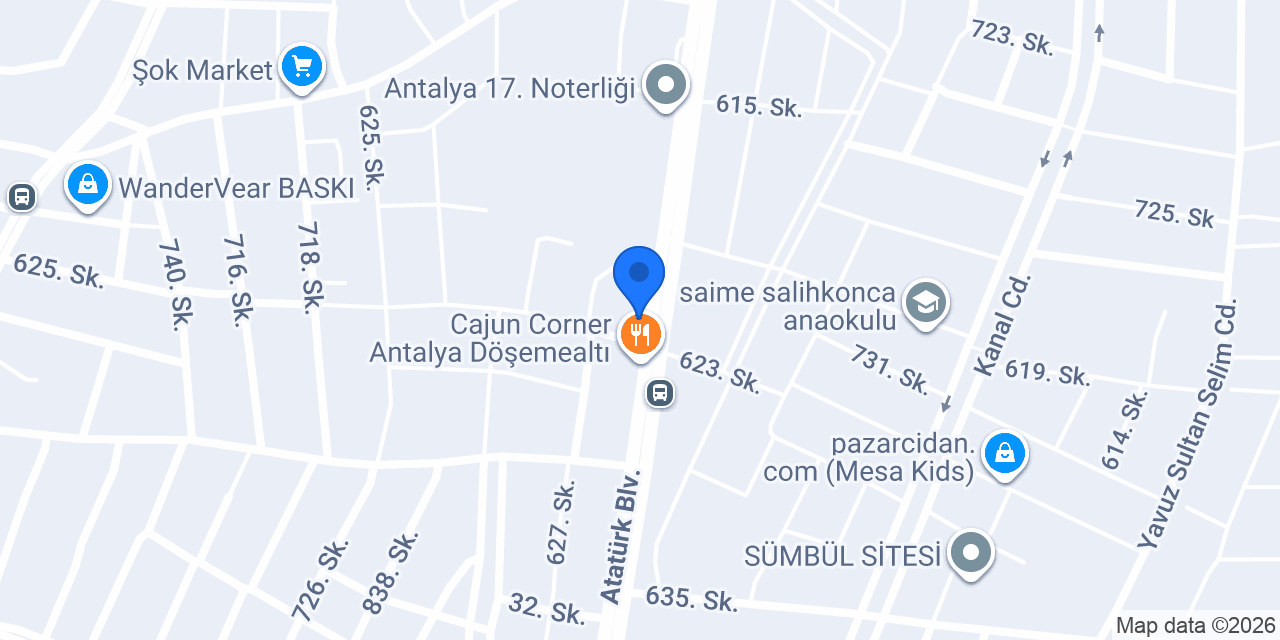 Gülpembe Çiçekçilik konumu