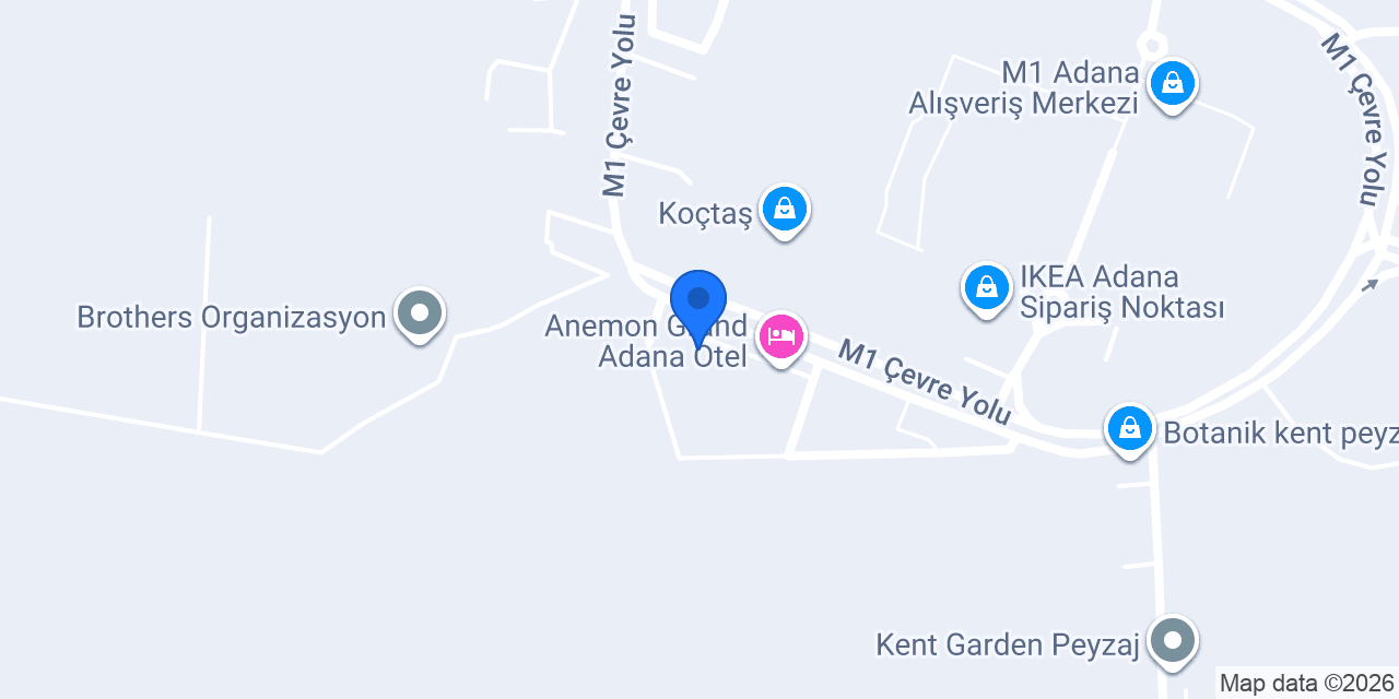 ADANA CENTRO A’LACARTE RESTAURANT konumu