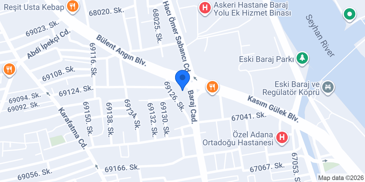 Arslan Veteriner Kliniği konumu