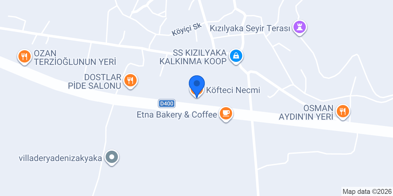 Köfteci Necmi konumu
