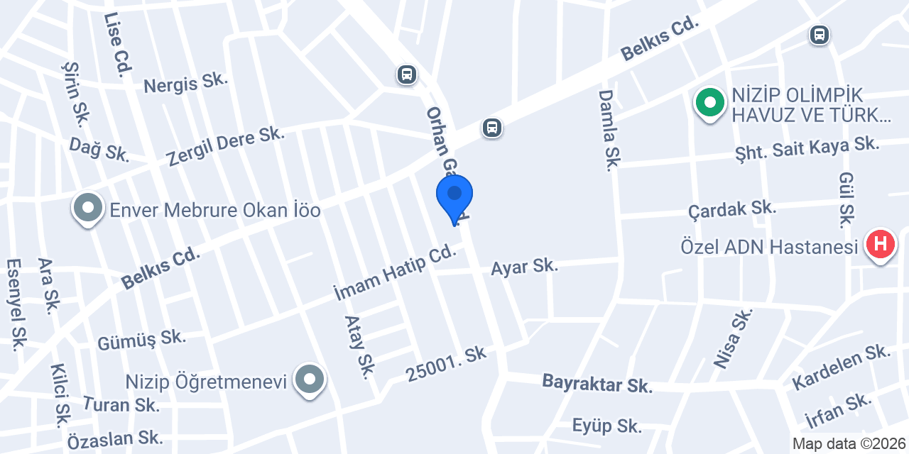 Belemecim şam tatlı diyarı nizip konumu
