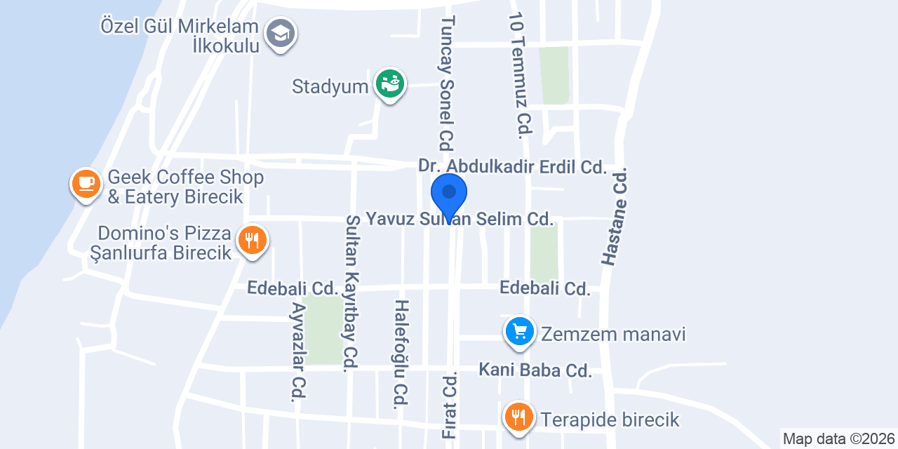 Gülseher Mobilya konumu