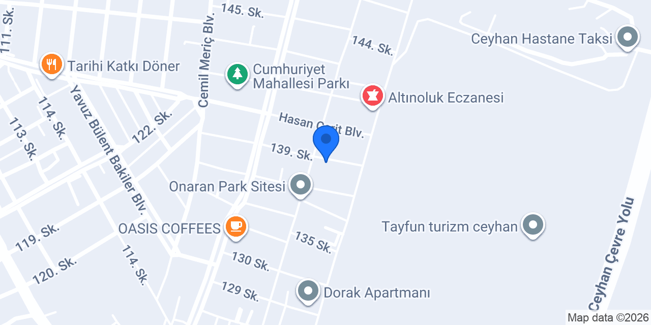 Hozatlı İnşaat konumu