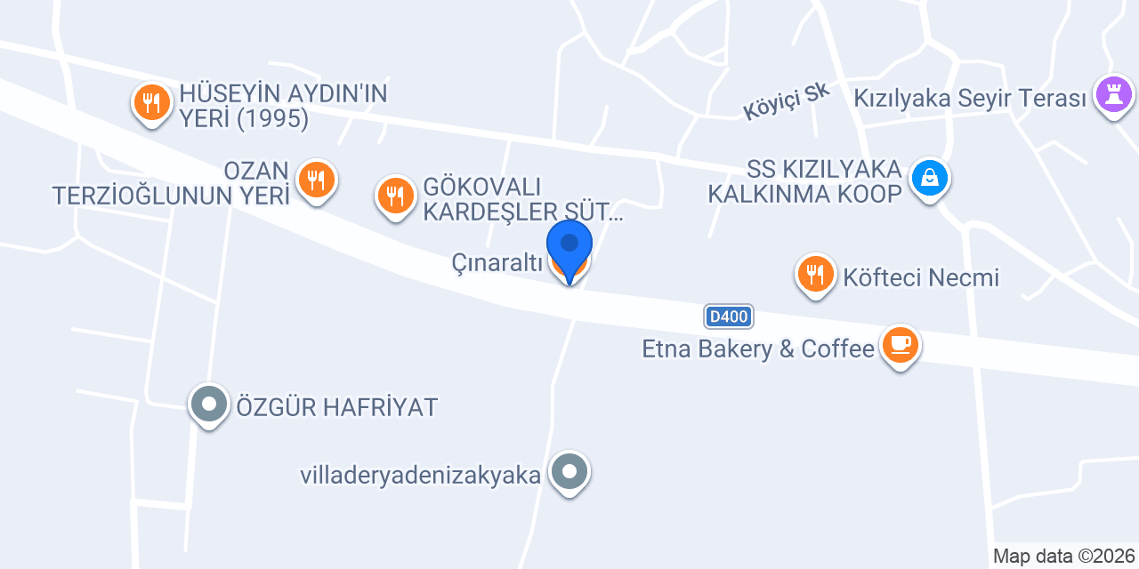 Çınaraltı konumu