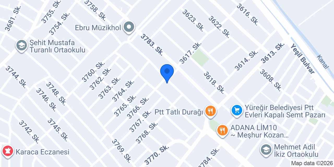 Salçacılar Market konumu