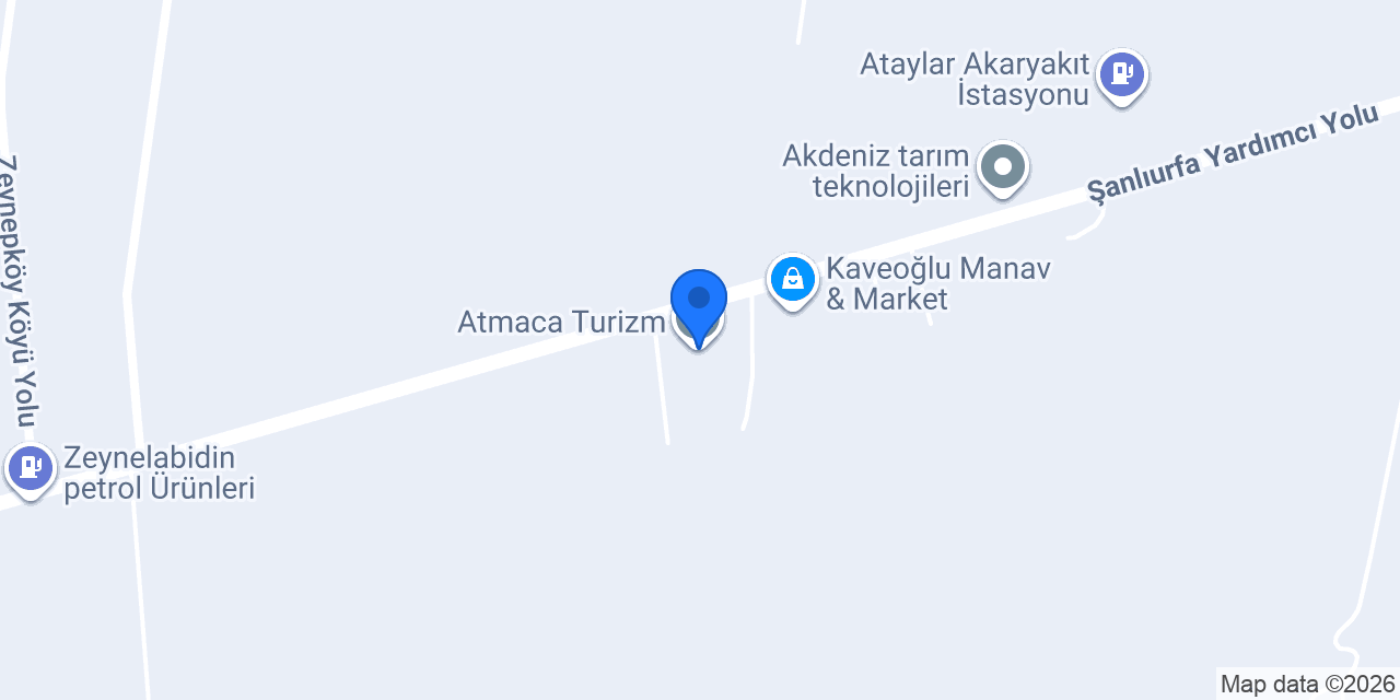 Atmaca Turizm konumu