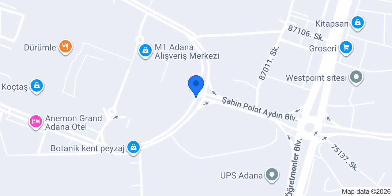 Burger Home M1 Adana konumu