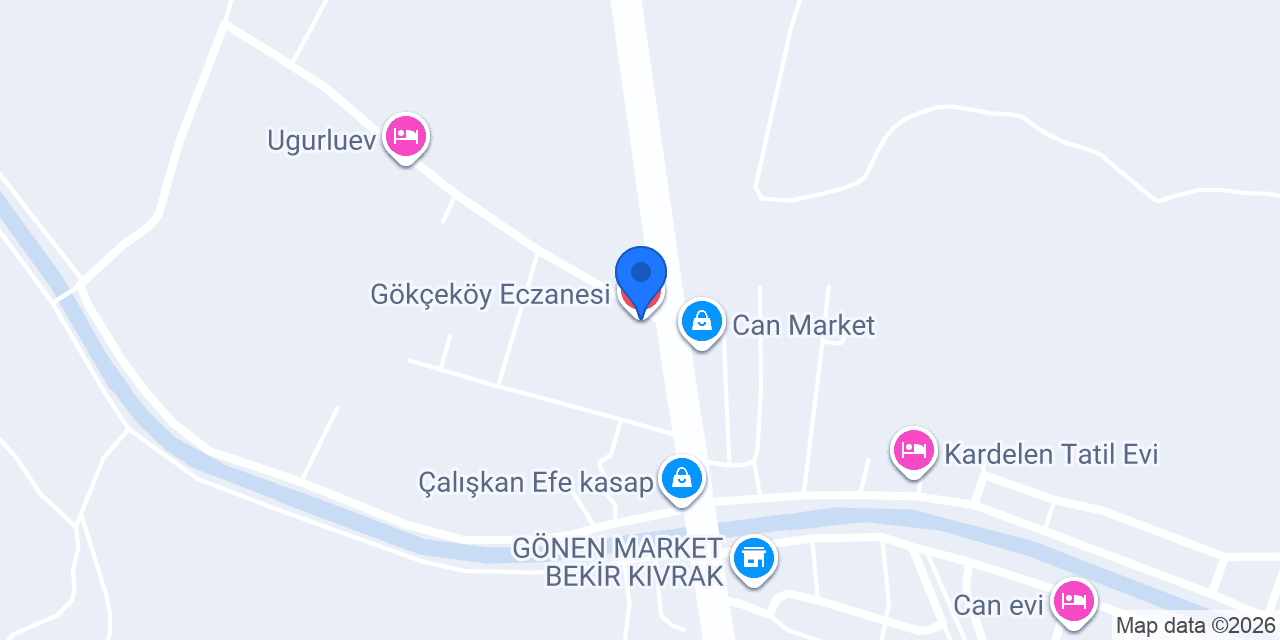 Gökçeköy Eczanesi konumu