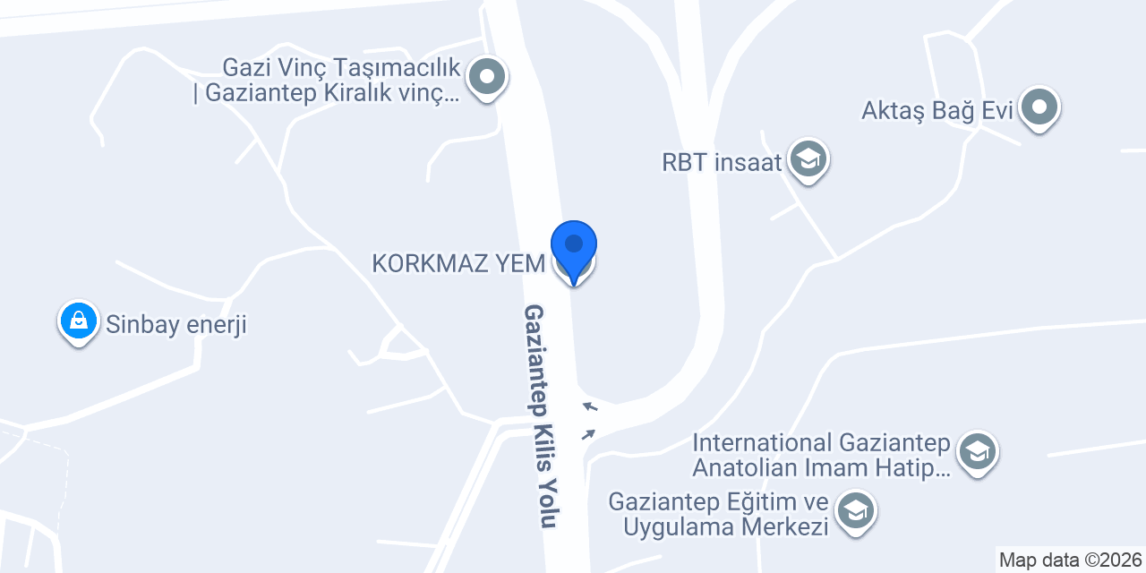KORKMAZ YEM konumu