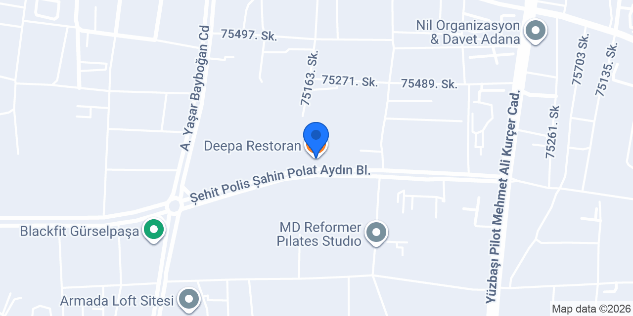 Deepa Restoran konumu