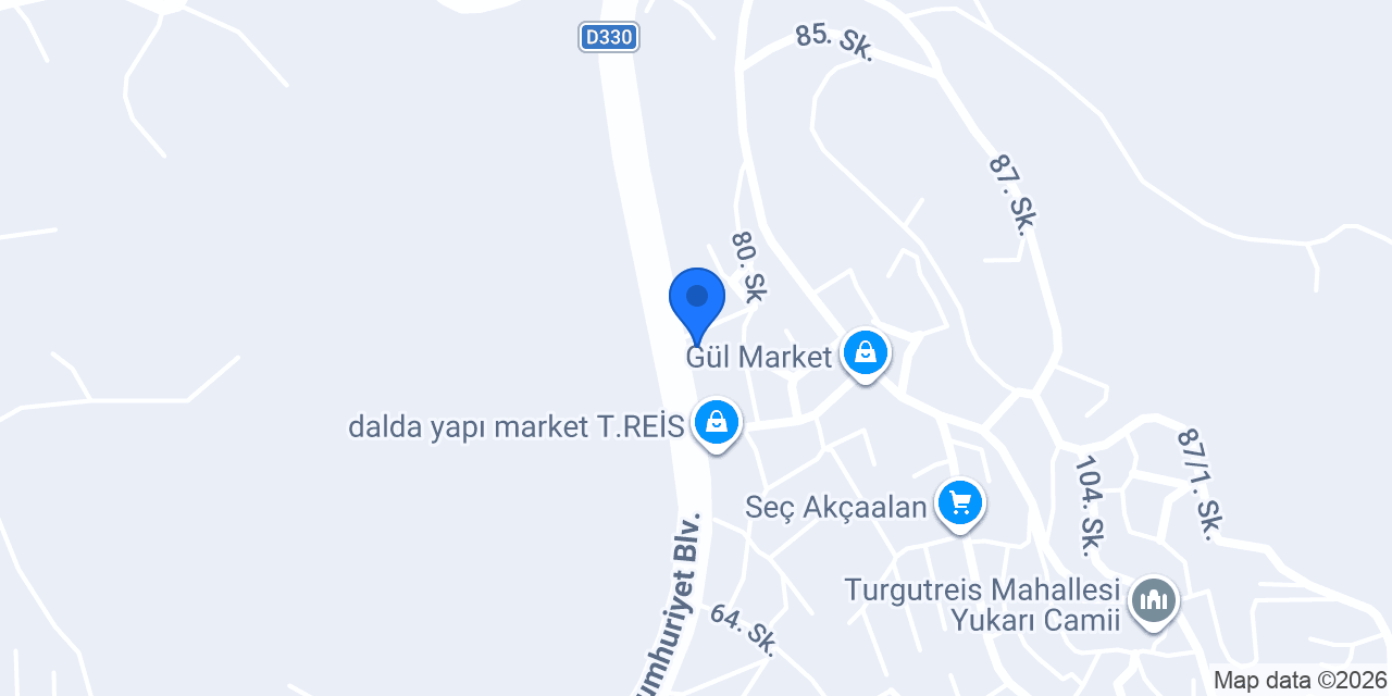 Atabey Çelik Kapı ve Yapı Sistemleri konumu