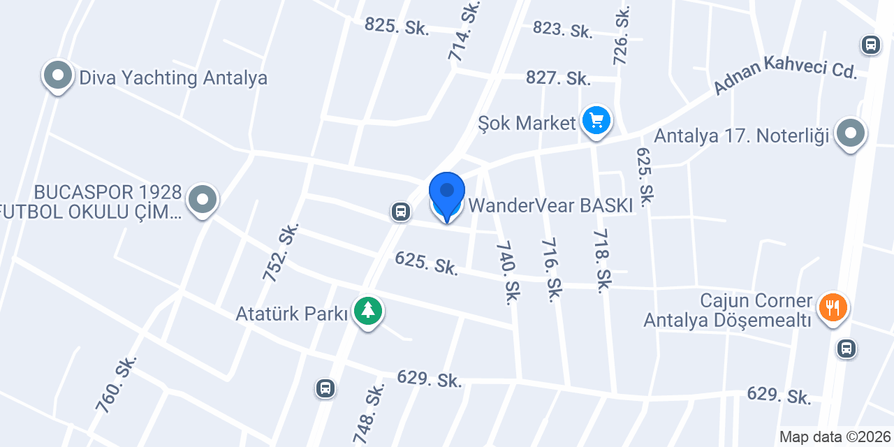 WanderVear BASKI ,TEKSTİL👕🎨🖨️ konumu