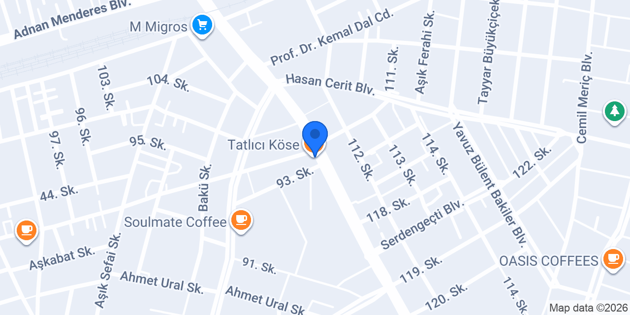 Tatlıcı Köse konumu