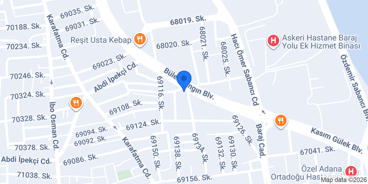 Taciroğlu Rent A Car konumu