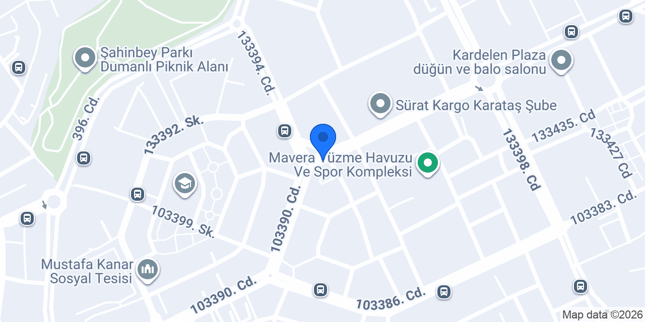Vodafone Cep Merkezi konumu