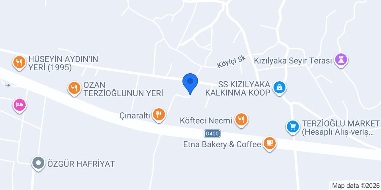 Kuaför Gülcan konumu