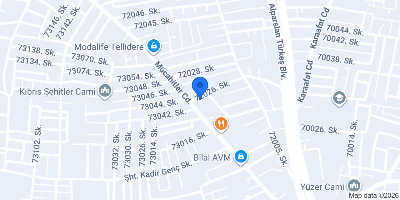Özel TELLİDERE SAĞLIK KABİNİ konumu