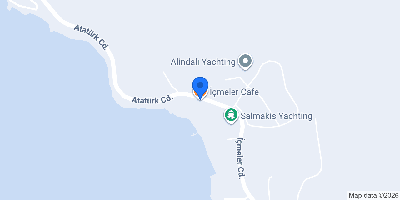 İçmeler Cafe konumu