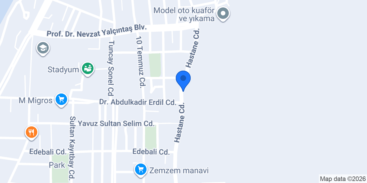 Yusuf eczanesi konumu