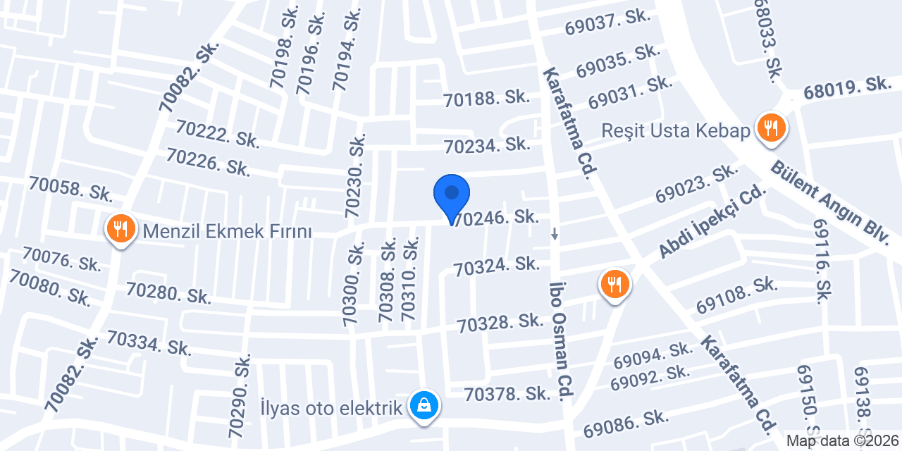 Köroğlu Dondurma Salonu konumu