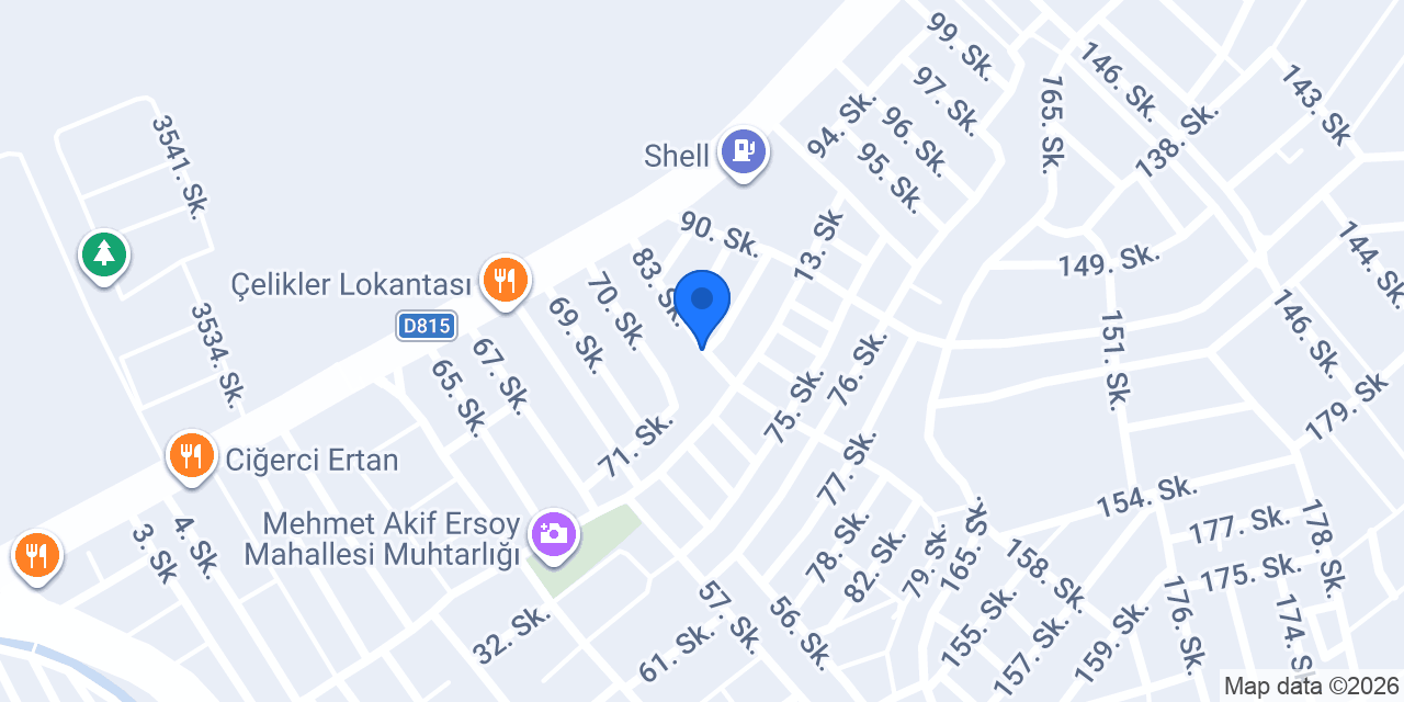 ÖREKLER MOBİLYA imalathane (tamir ve sıfır) konumu