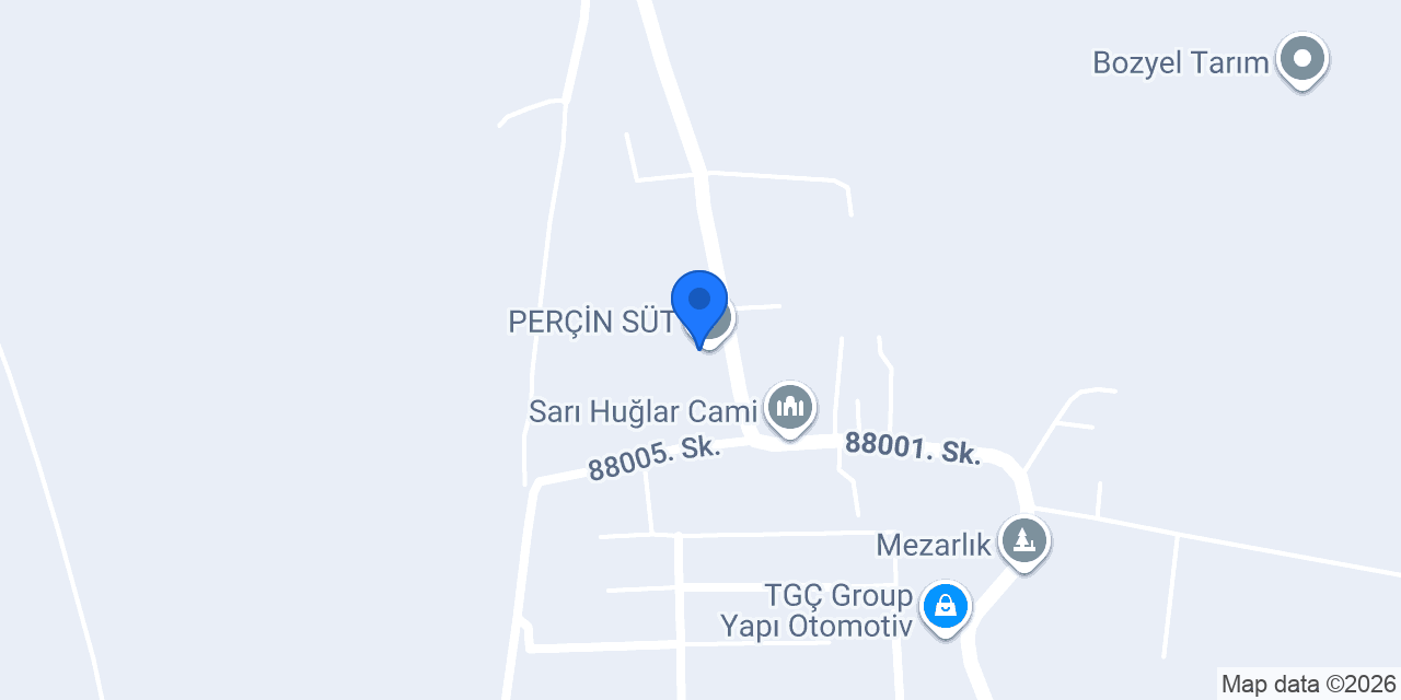 PERÇİN SÜT konumu