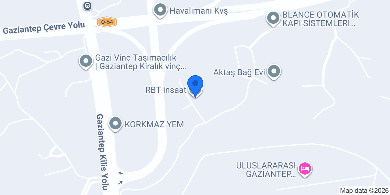 RBT insaat konumu