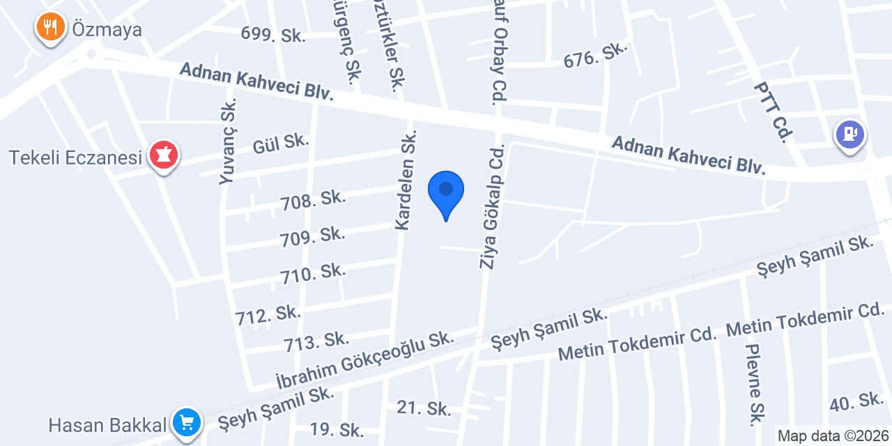 Fevzi Çakmak Ortaokulu konumu
