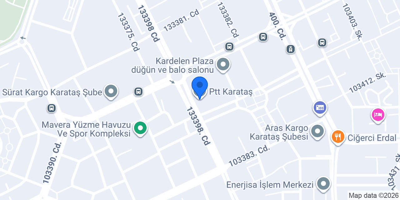 Ptt Karataş konumu