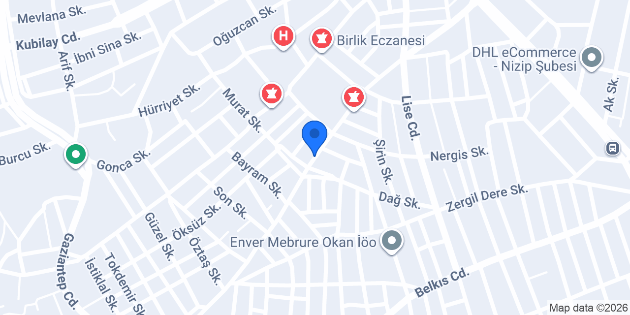 DEK AHŞAP konumu