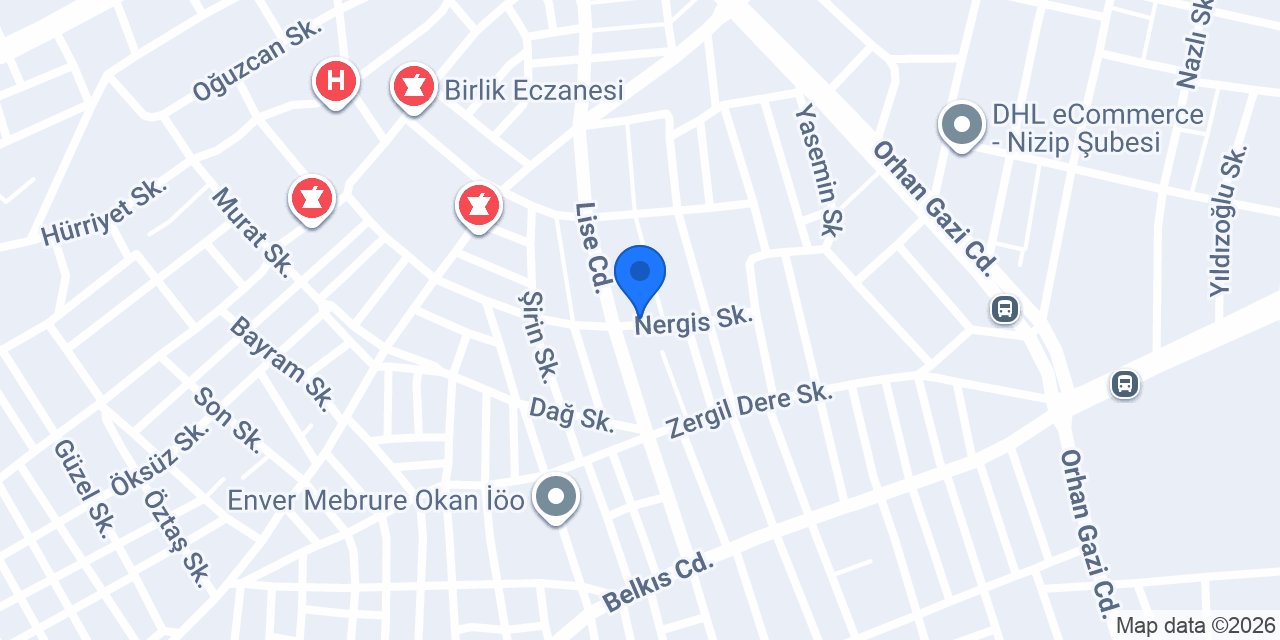 Nizip taksi konumu
