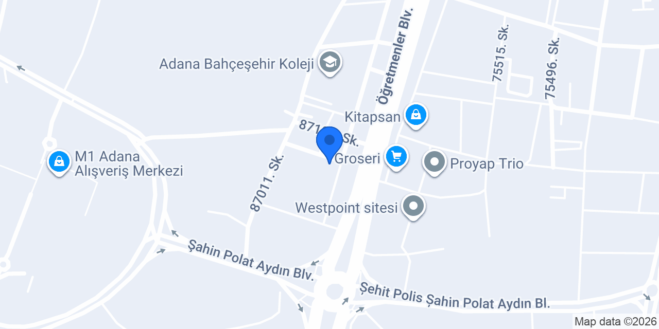 Adana Seramik Çakır Group konumu