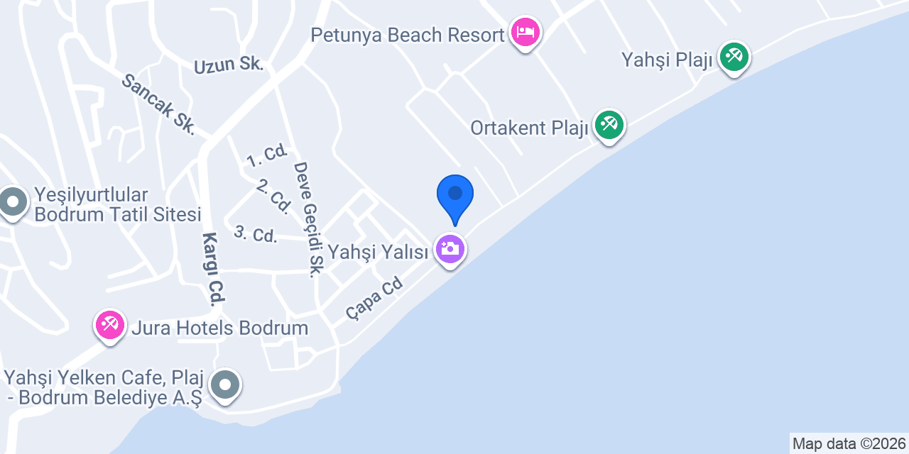 Velora Beach Otel konumu