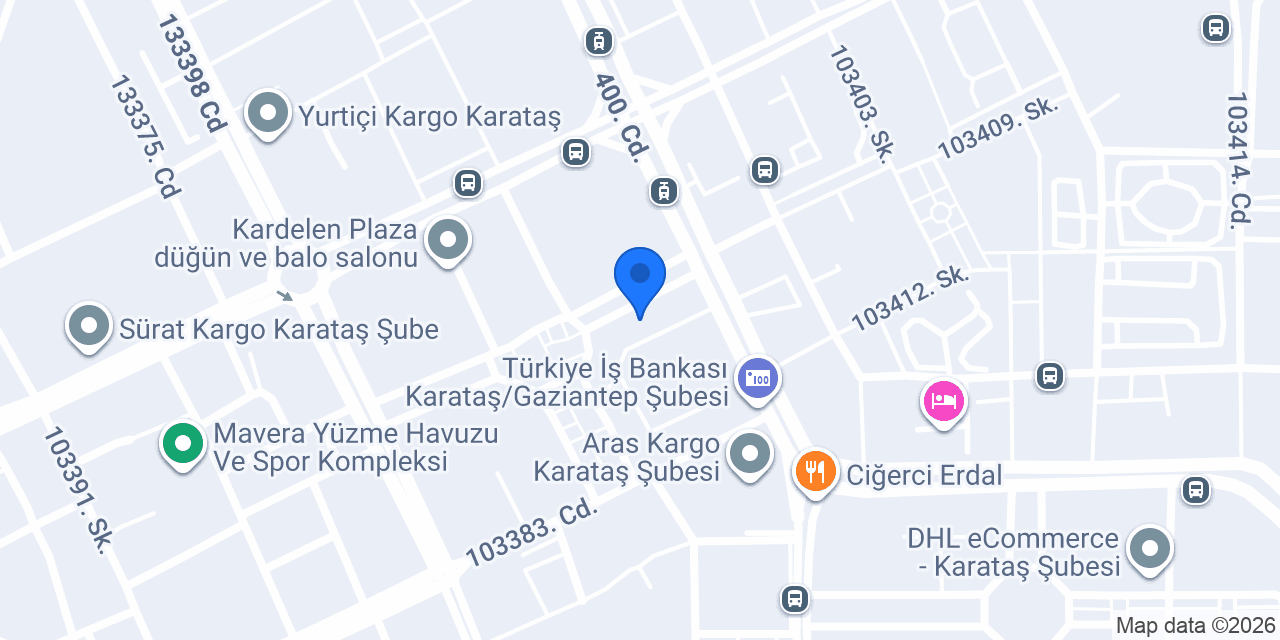 SABAH SİMİT KARATAŞ konumu