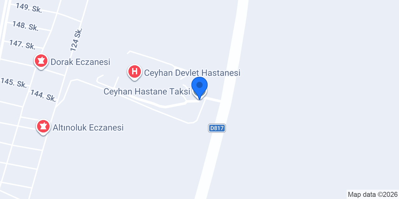 Ceyhan Hastane Taksi konumu
