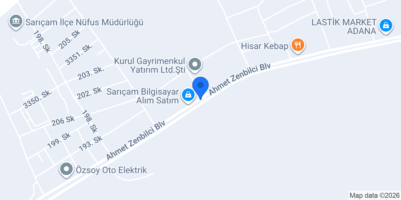 DRN GARAJ ADANA konumu