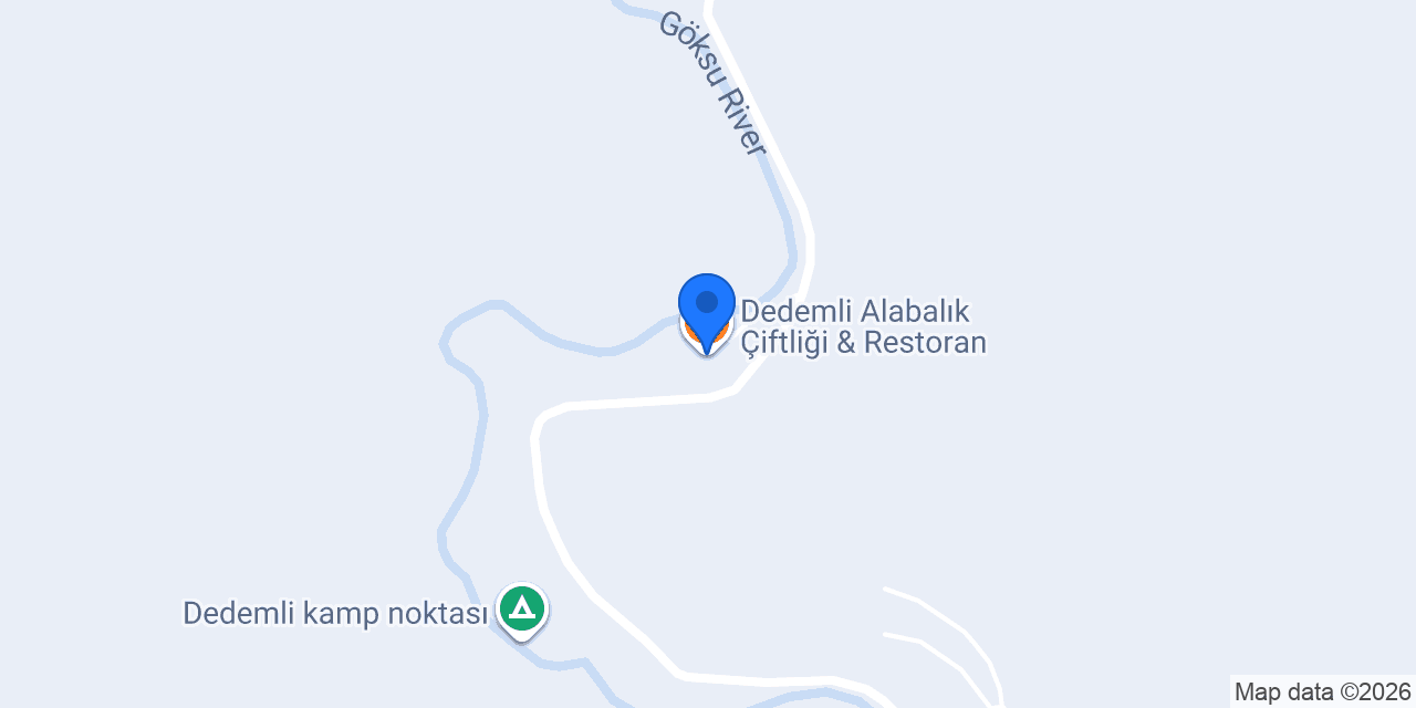 Dedemli Alabalık Çiftliği & Restoran konumu