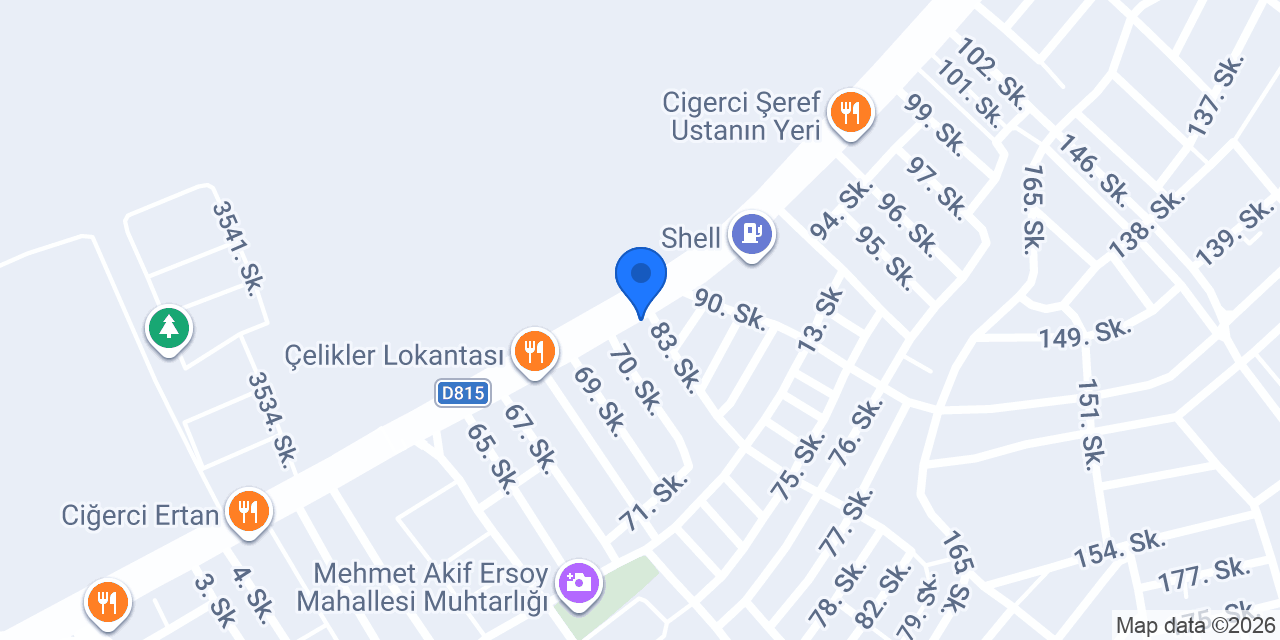 Örekler Mobilya konumu
