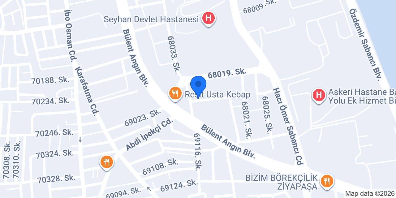 Bebe 2 Düğün Salonu konumu