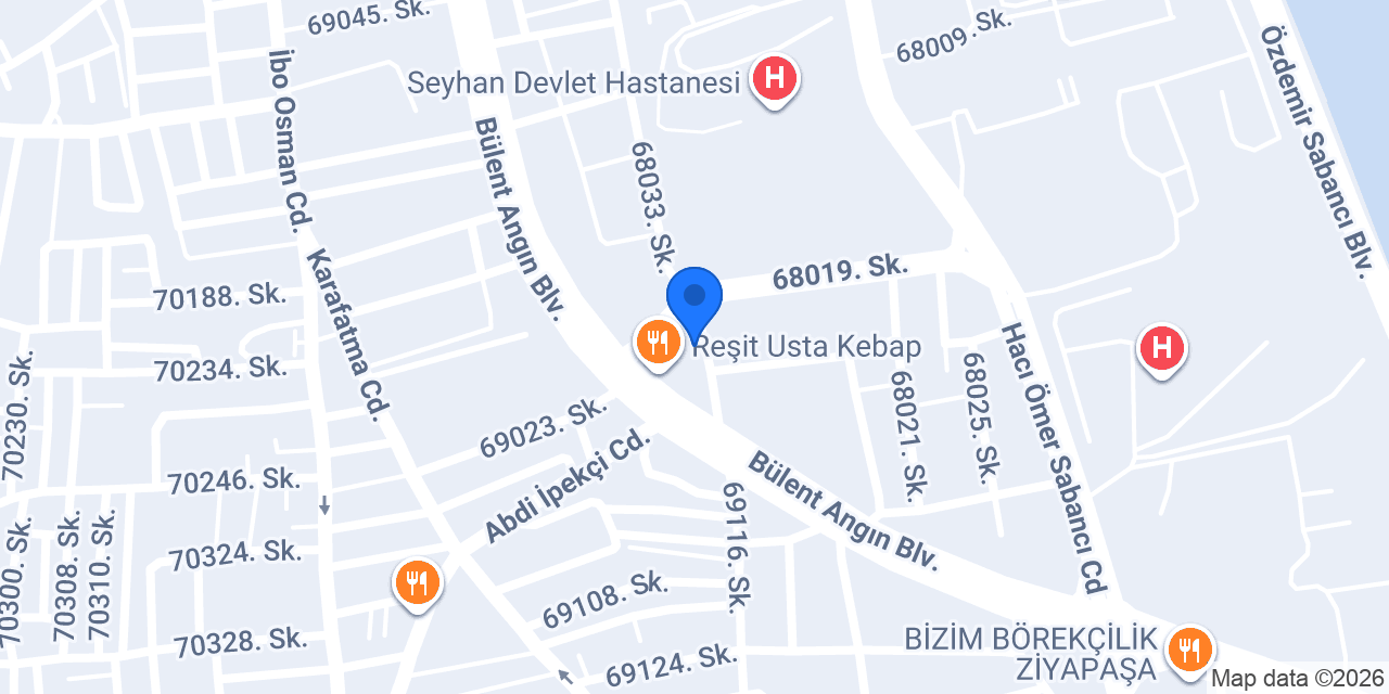 Seyhan Optik konumu
