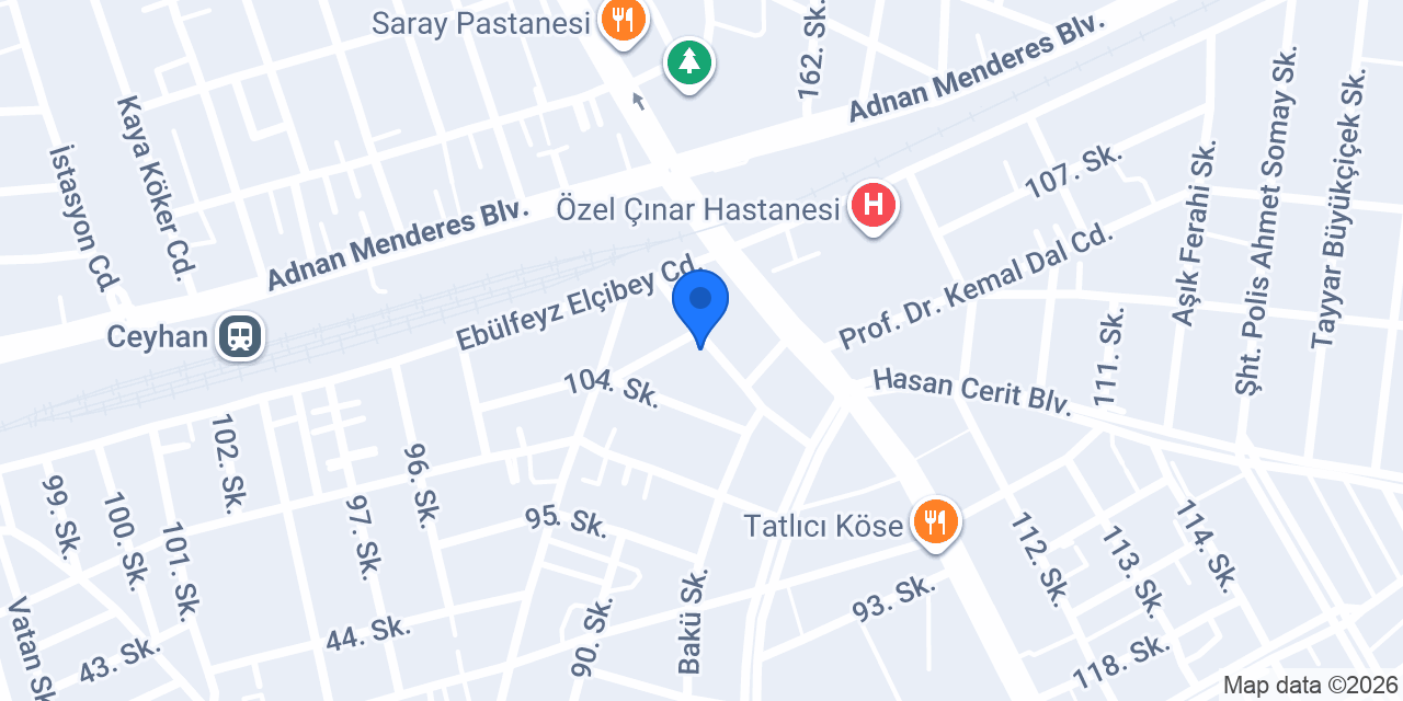Paşa Baharat Ceyhan Aktar konumu
