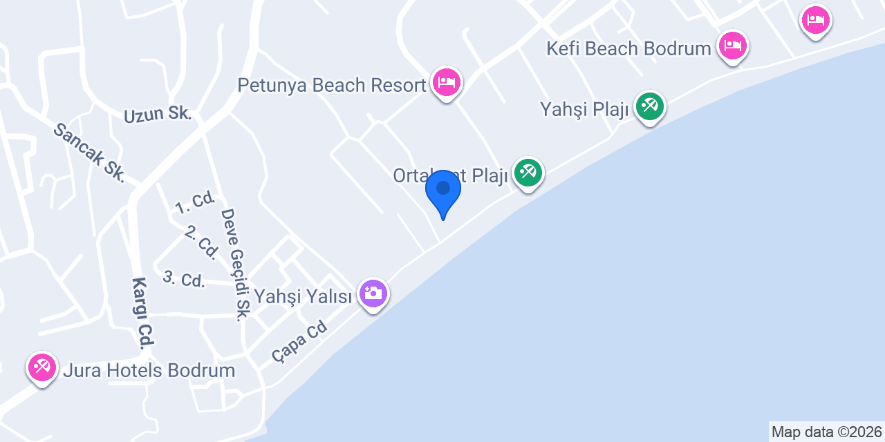 Viras Hotel & Beach konumu