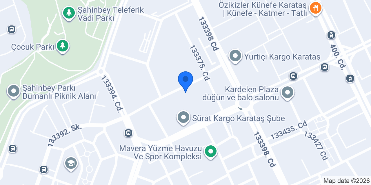 ECZANE ŞAHİNTEPE konumu