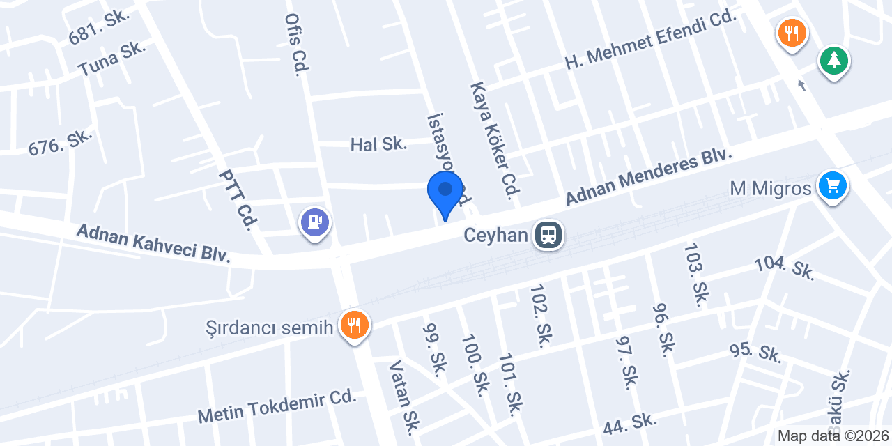 WELTEW HOME CEYHAN konumu