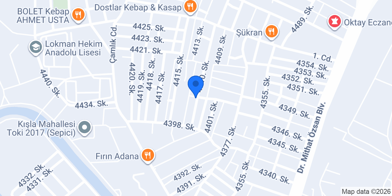 Özgür Vakfı-Sepici Şubesi konumu