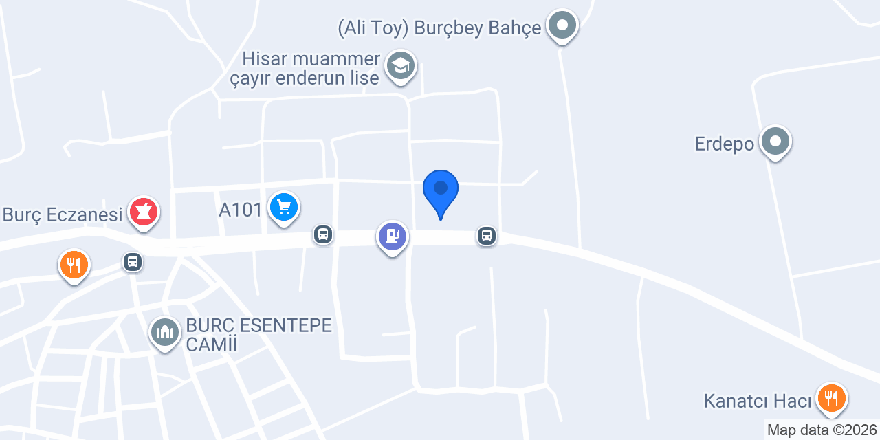 Burç sağlık kabini konumu