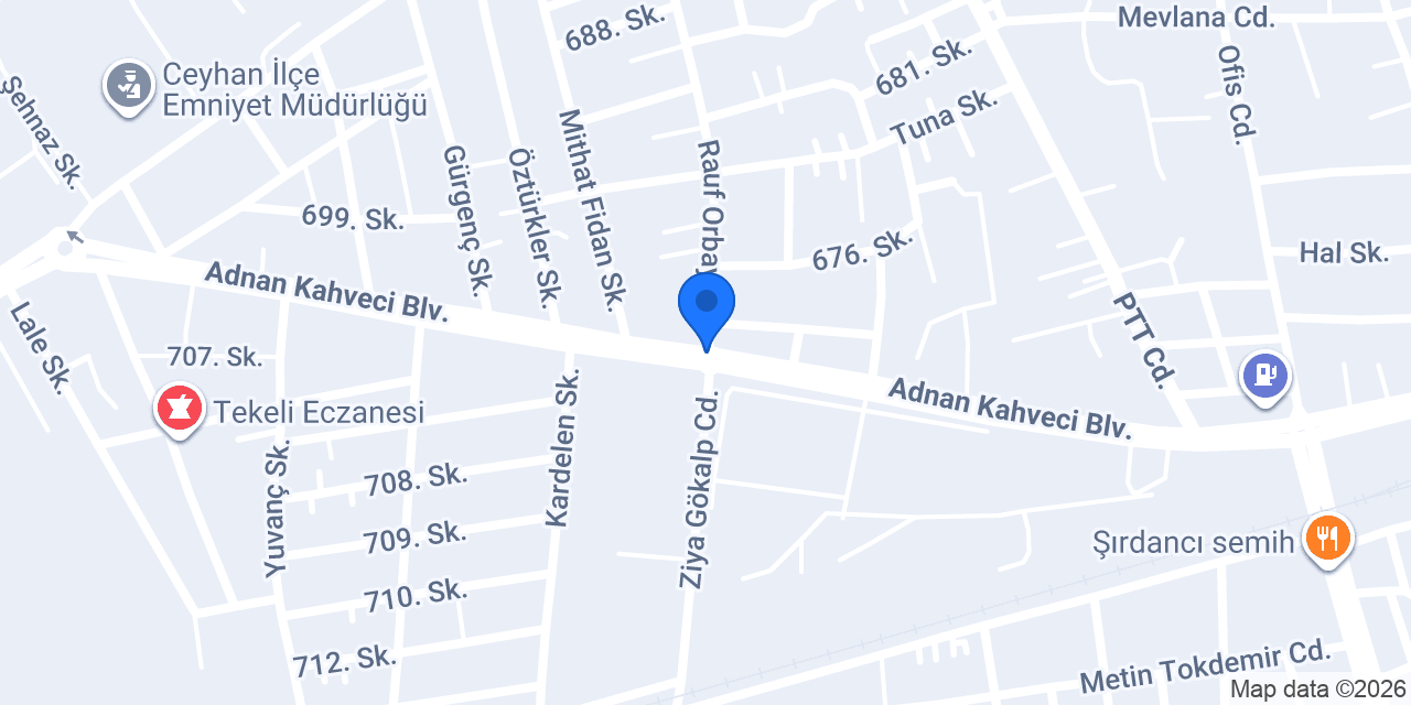 Toprak Mahsülleri Ofisi konumu