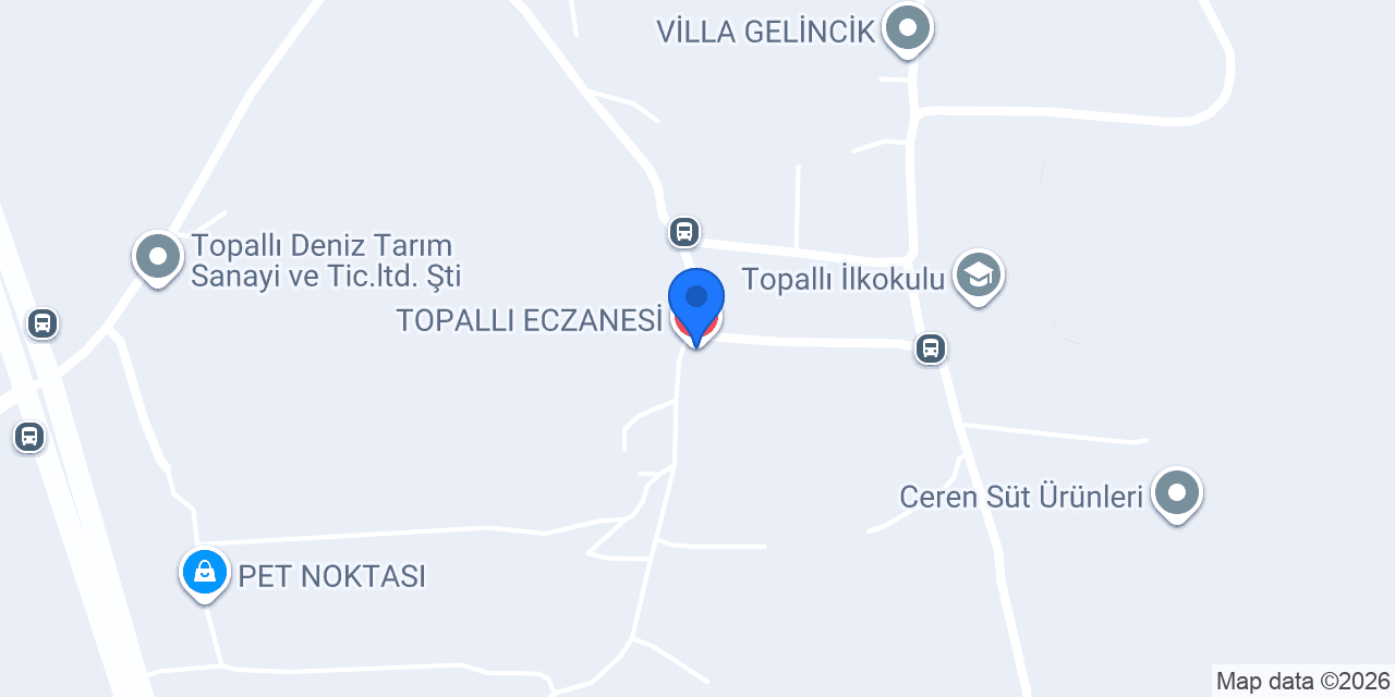 TOPALLI ECZANESİ konumu