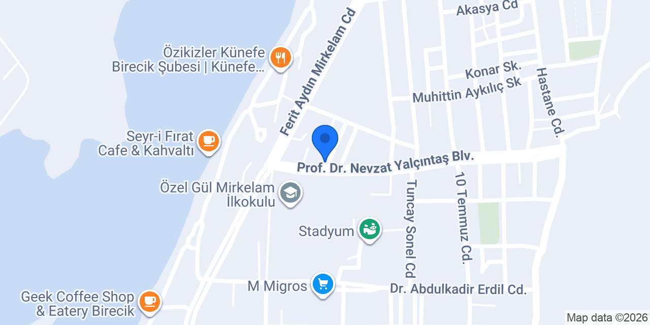 Birecik Ev Yemekleri konumu