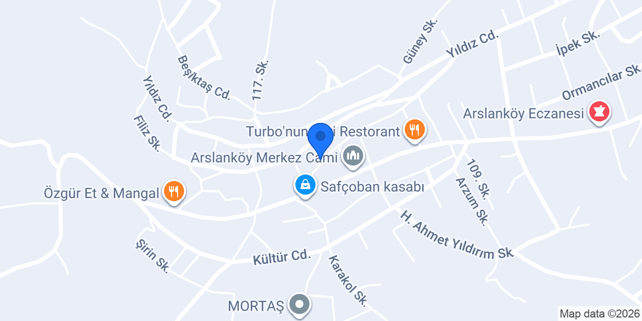 Ptt-arslanköy Şubesi konumu